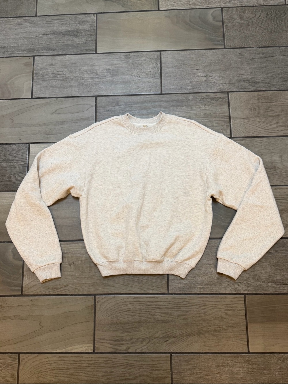SKIMS Men's Crewneck Sweatshirt in Oatmeal